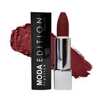 Buy Moda Cosmetics Edition Super Matte Lipstick Brownish Maroon 105 - Purplle