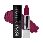 Buy Moda Cosmetics Edition Super Matte Lipstick Purple 115 - Purplle