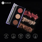 Buy SUGAR Cosmetics - Contour De Force - Face Palette with Lightweight Blush, Highlighter And Bronzer - 02 Vivid Victory - Long Lasting Contour Blush Palette - Purplle