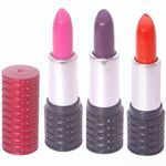 Buy Makeup Mania Moist. Matte Lipstick, Satin Soft, Vibrant Combo of Three (3.8 g) Orange, Pink, Eggplant Purple (Shade 11-14-22) - Purplle