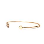 Buy Joker & Witch Gold Heart Bracelet - Purplle
