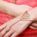 Buy Joker & Witch Gold Triangle Hand Harness - Purplle