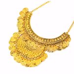 Buy Joker & Witch Ethnic Gold Coin Necklace - Purplle