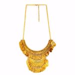 Buy Joker & Witch Ethnic Gold Coin Necklace - Purplle