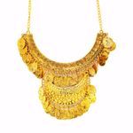 Buy Joker & Witch Ethnic Gold Coin Necklace - Purplle