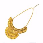 Buy Joker & Witch Ethnic Gold Coin Necklace - Purplle