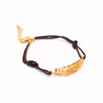 Buy Joker & Witch Single Leaf Brown Bracelet - Purplle