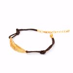 Buy Joker & Witch Single Leaf Brown Bracelet - Purplle