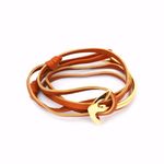 Buy Joker & Witch Brown Anchor Wrap Bracelet - Purplle