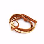 Buy Joker & Witch Brown Anchor Wrap Bracelet - Purplle