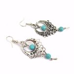 Buy Joker & Witch Turquoise Bead Drop Earrings - Purplle