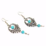 Buy Joker & Witch Turquoise Bead Drop Earrings - Purplle