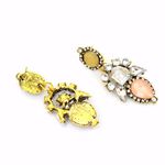 Buy Joker & Witch Beige Sparkling Stone Earrings - Purplle
