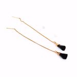 Buy Joker & Witch Black Minimal Stone Drop Earrings - Purplle