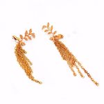 Buy Joker & Witch Grecian Leaves Fall Earrings - Purplle