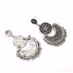 Buy Joker & Witch Ethnic Silver Ghungroo Earrings - Purplle