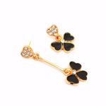 Buy Joker & Witch Assymetric Flower Earrings - Purplle