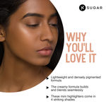 Buy SUGAR Cosmetics Contour De Force Mini Highlighter - 02 Gold Glory (Golden Bronze) Lightweight, Easily Blendable, Illuminating Bronzer, Matte Finish - Purplle