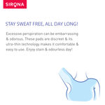 Buy Under Arm Sweat Pads by SIRONA (12 Pads - 1 Pack) - Purplle