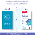Buy Under Arm Sweat Pads by SIRONA (12 Pads - 1 Pack) - Purplle