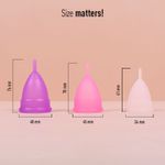 Buy Sirona Reusable Menstrual Cup with No rashes, leakage or odour  - Large - Purplle