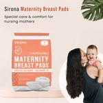 Buy Sirona Premium Disposable Maternity Breast Pads - 30 + 6 Pads - Purplle