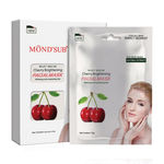 Buy MondSub Cherry Brightening Face Mask Sheet Pack Of 3 - Purplle