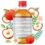 Buy INLIFE Apple Cider Vinegar with Mother Vinegar, Raw, Unfiltered, Unpasteurized Supplement – 500 ml - Purplle