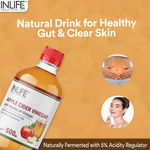 Buy INLIFE Apple Cider Vinegar with Mother Vinegar, Raw, Unfiltered, Unpasteurized Supplement – 500 ml - Purplle