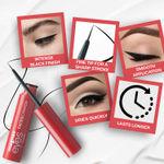 Buy Faces Canada Magnet Eyes Eye Liner | Glossy Intense Black | Fast Dry | Long Lasting | Water proof | Smudge proof | Fine Tip Precision 3.5ml - Purplle