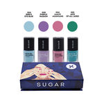 Buy SUGAR Cosmetics Tip Tac Toe ""Pastel Love"" Nail Lacquer Gift Box - Purplle