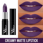 Buy NY Bae Lipstick, Creamy Matte, Purple - Saturday Live Night 2 - Purplle