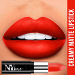 Buy NY Bae Creamy Matte Lipstick - Central Park After Dark 8 (4.2 g) | Orange | Creamy Matte Finish | Rich Colour Payoff | Full Coverage | Smooth Application | Transfer Resistant | Long lasting | Vegan | Cruelty & Paraben Free - Purplle