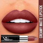 Buy NY Bae Creamy Matte Lipstick | Nude | Transfer Resistant | Highly Pigmented- Joey Doesn't Share Lipstick 15 - Purplle