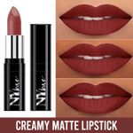 Buy NY Bae Creamy Matte Lipstick | Nude | Transfer Resistant | Highly Pigmented- Joey Doesn't Share Lipstick 15 - Purplle
