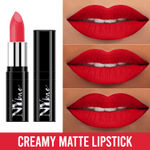 Buy NY Bae Lipstick, Creamy Matte, Pink - Princess Bay 18 - Purplle