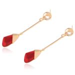 Buy Crunchy Fashion Multi Colored Drop Earrings - Purplle