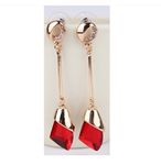 Buy Crunchy Fashion Multi Colored Drop Earrings - Purplle