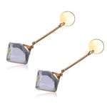 Buy Crunchy Fashion Multi Colored Drop Earrings - Purplle