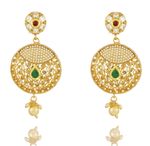 Buy Royal Bling Golden Color Drop Earrings - Purplle