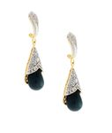 Buy Royal Bling Ad Green Drop Earrings - Purplle