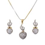 Buy Royal Bling Ad Hearts Pendant Set - Purplle