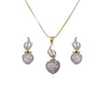 Buy Royal Bling Ad Hearts Pendant Set - Purplle