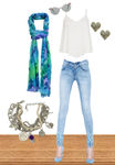 Buy Crunchy Fashion All Little Things Multilayer Bracelet - Purplle
