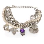 Buy Crunchy Fashion All Little Things Multilayer Bracelet - Purplle