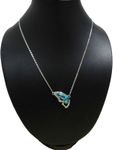 Buy Crunchy Fashion Austrain Crystal Blue Butterfly Necklace - Purplle