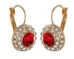 Buy Crunchy Fashion Austrian Cherry Crystal Studded Baali - Purplle