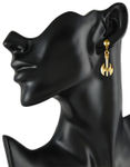 Buy Crunchy Fashion Babelicious Fishy Axe Earings - Purplle