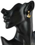 Buy Crunchy Fashion Babelicious Fishy Axe Earings - Purplle