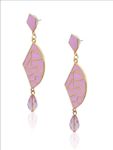 Buy Crunchy Fashion Baby Pink Mosaic Diva Danglers - Purplle